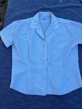 1950’s-1960’s Lady Arrow short sleeve pinstripe shirt 14